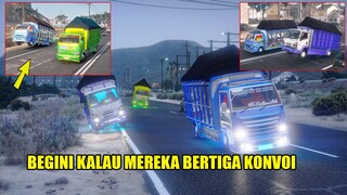 TRUK SUMBER BAROKAH VS WAHYU ABADI VS BERKAH, KONVOI BARENG