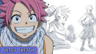 NATSU DAN GRAY BERCANDANYA BIKIN SUSAH ORANG AJA 😭 ( Doodling natsu cowo berkekuatan api )