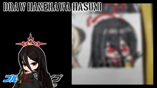 Draw Hanekawa Hasumi || Ghani_art