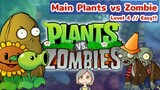 Main Plants vs Zombie Level 4 Easy Win!