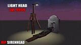 Monster School : LIGHT HEAD VS SIREN HEAD RIP SIREN HEAD - Minecraft Animation