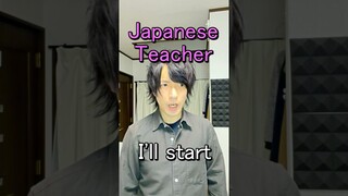 Japanese teacher is the rudest