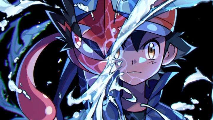 "Greninja's 10th anniversary, let's reach the unknown peak together!" [Greninja/Pokémon/MAD]