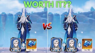 Is C1 NEUVILLETTE worth it? C0 vs C1 DPS Comparison! [Genshin Impact]