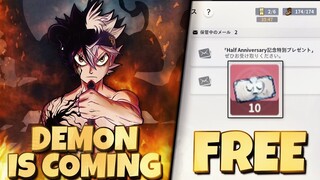 DEMON ASTA IS CONFIRMED, FREE MULTI, REAL-TIME PVP NEXT WEEK 🔥🔥🔥 *Black Clover Mobile*