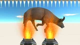 Giant Turbines Blow Units Into Spikes - Animal Revolt Battle Simulator