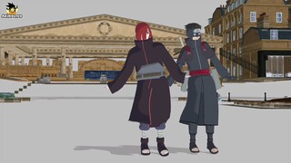 Nagato dan Torune Berdance Bersama MMD