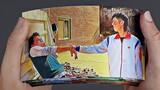 All of Us Are Dead Flipbook | Gwi-nam Breaks Myeong-hwan's Hand Flipbook 😥😈