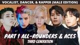 [PART 1] ALL-ROUNDERS & ACES OF THE 3RD GENERATION (GOT7, NCT, VICTON, BTOB, NU’EST, SF9, and more!)
