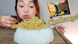 ISANG KALDERONG KANIN AT 1 LUCKY ME PANCIT CANTON CHALLENGE!