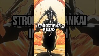 Strongest Bankai in Bleach! #shorts #bleach