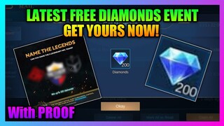 Legay Way To Get Diamonds For Free | Mobile Legends Free Diamonds Event