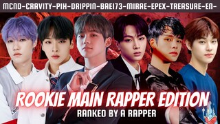 the best rookie main rapper is? ft. TREASURE, ENHYPEN, MCND, CRAVITY, P1HARMONY, CRAVITY, & more!