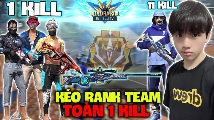 [FREE FIRE] SUPI CẦM AWM PHONG THẦN CÂN 4 BẮN NÁT GIÁP ĐỊCH KÉO RANK THÁCH ĐẤU GÁNH TEAM TOÀN 1 KILL