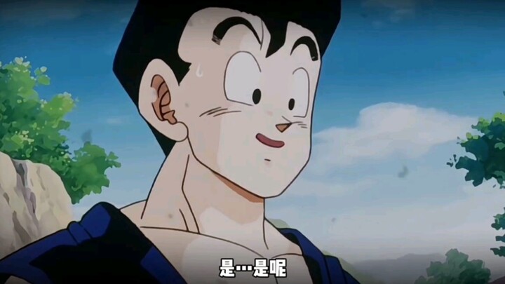 Videl: Gohan-kun, if you work hard, you can definitely surpass my dad!