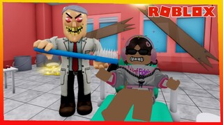 Baby Fisa Sakit Gigi Tapi Malah Ketemu Dokter Gigi Jahad Escape Bob the Dentist! SCARY OBBY Roblox