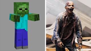 MINCRAFT: MOBES EN LA VIDA REAL | MINECRAFT: MOBS IN REAL LIFE