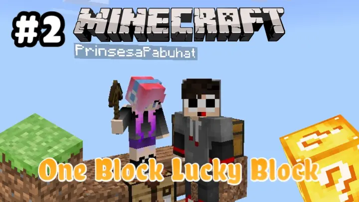One Block Lucky Block | Minecraft Pocket Edition | PART #2