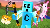 Minecraft but I can turn Mobs into Weapons