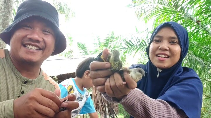 MENGAJAK ANAK DAN ISTRI PERGI MIKAT DIKEBUN || LIBURAN DIKEBUN SAJA.