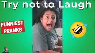 Try not to laugh | Funny jump scare pranks  #23