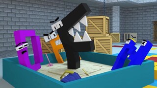 Monster School: Alphabet Lore F Lost Control | Minecraft Animation