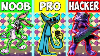 FNF Character Test | Gameplay VS Playground | Corrupted Bugs Bunny | Huggy Wuggy | Roxanne