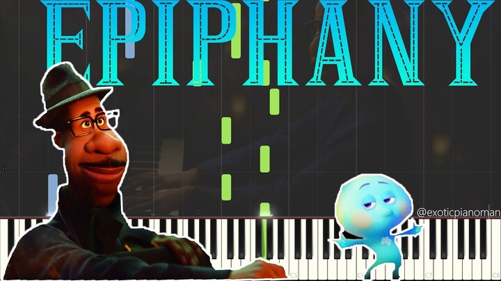 Trent Reznor and Atticus Ross - Epiphany | Soul 2020 OST from Disney Pixar (Solo Piano Synthesia)
