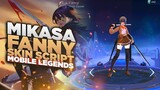 FANNY MIKASA SKIN SCRIPT NO PASSWORD FULL EFFECTS| VOICE LINE| NO BAN| WORKING ANY IOS OR ANDROID