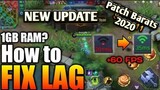 How to Fix Lag New Update Patch Barats | 100% Safe & No Ban | Mobile Legends