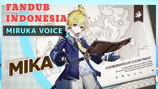 [ FANDUB INDO ] MIKA Demo GENSHIN IMPACT