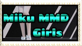 [Miku MMD] Girls / Peach Miku / Sanggul paling lucu