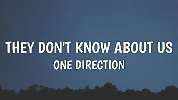 One Direction - They Don't Know About Us (slowed+lyrics)
