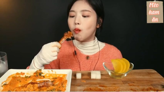 Gà nướng than củi, mì hải sản cay sốt kem béo phần 7 #anngonmoingay
