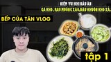 Bếp của Tân Vlog - NIỀM  VUI KHI NẤU ĂN - GÀ KHO , RAU MUỐNG XÀO,ĐẬU KHUÔN KHO tập 1