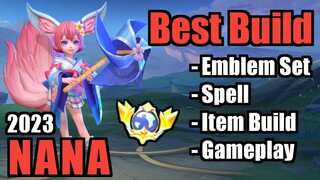 NANA BEST BUILD 2023 | TOP 1 GLOBAL NANA BUILD | NANA - MOBILE LEGENDS | MLBB | PART 2