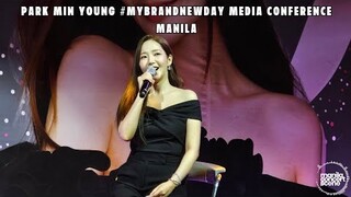 Park Min Young in Manila Media Conference