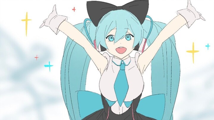 Animasi Buatan Sendiri】 Dandanan A Miku