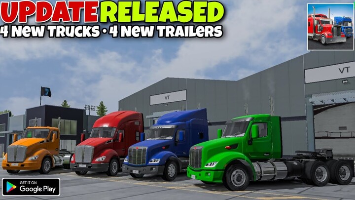🚛 UPDATE RELEASED | Universal Truck Simulator by Dualcarbon | 4 NEW TRUCKS 4 NEW TRAILERS