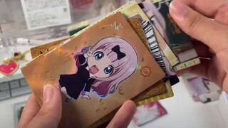 [Guzi Unboxing] Kaguya-sama: Love is War's latest card collection gift box unboxing review