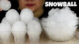 ASMR ICE EATING || SNOW BALL AND SHAVED ICE || MAKAN ES BATU || SEGAR || ASMR INDONESIA