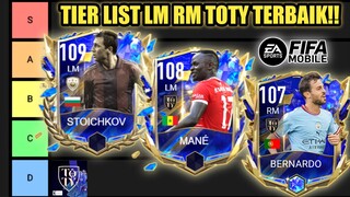 UPDATE TIER LIST LM RM TERBAIK EVENT TOTY TERBARU FIFA MOBILE INDONESIA - YUAHPLAY