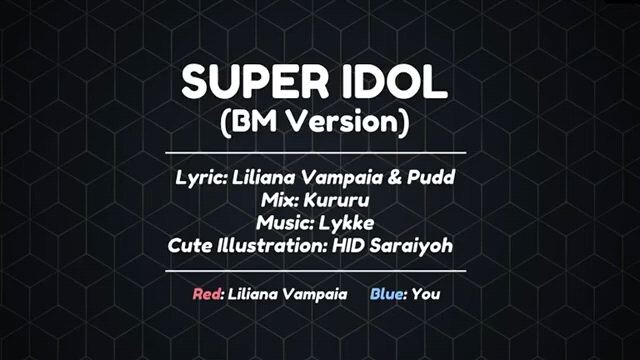 【#LILIxDUET】热爱105 ℃的你/阿肆Super Idol (Bahasa Malaysia Cover) Duet with @Liliana Vampaia Ch. 吸血鬼 リリアナ