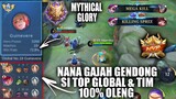 Nana Gajah Gendong Top Global Guinevere + Tim Oleng di Mythical Glory!! Gameplay Nana 2023