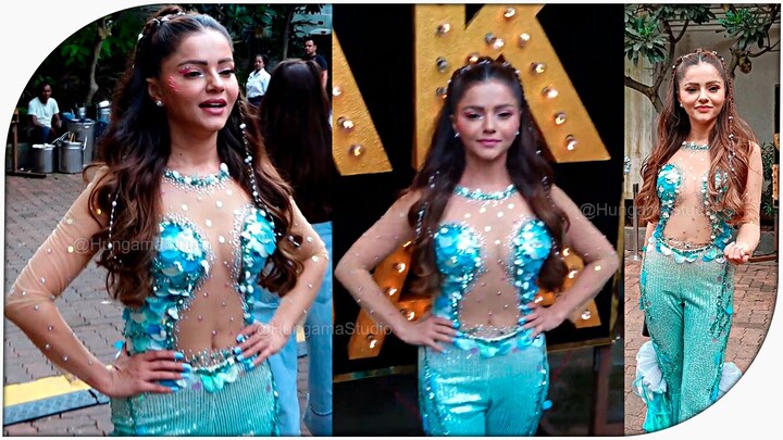 Rubina Dilaik Looks Beautiful During Shoot At Jhalak Dikhla Jaa