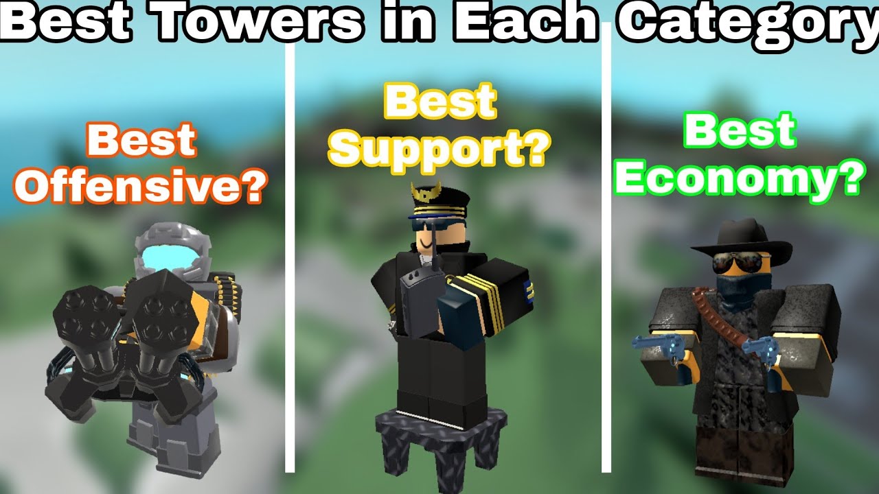 ALL TOWERS IN TOWER DEFENSE SIMULATOR 