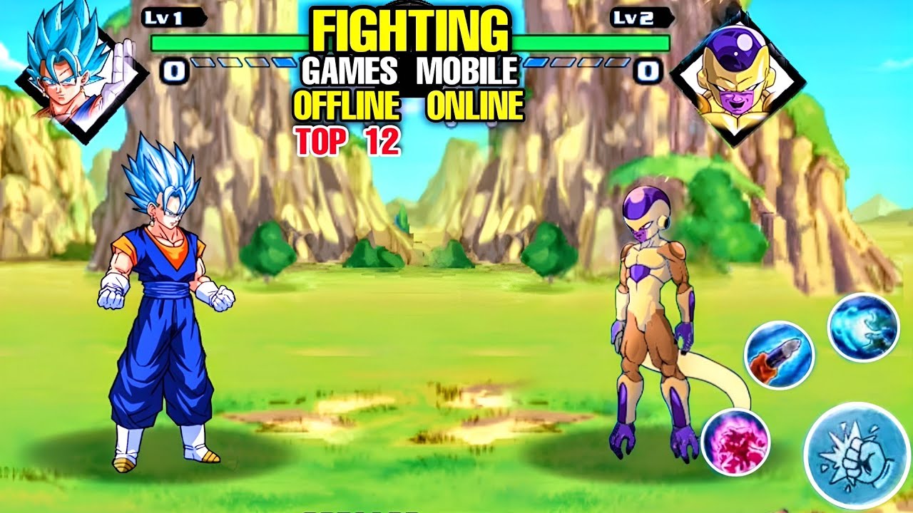 10 Best ANIME FIGHTING GAMES for Android & iOS with Best Combat Battle  Control (OFFLINE & ONLINE) 