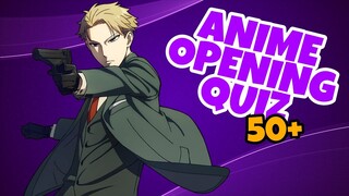 ANIME OPENING QUIZ -  50 OPENINGS  ( MEDIUM )