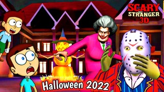 Scary Stranger 3D : Halloween 🎃 2022 Update | Shiva and Kanzo Gameplay