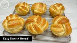 ขนมปังเดนิชเนยสดแบบง่ายสุดๆ Easy Danish Bread | AnnMade